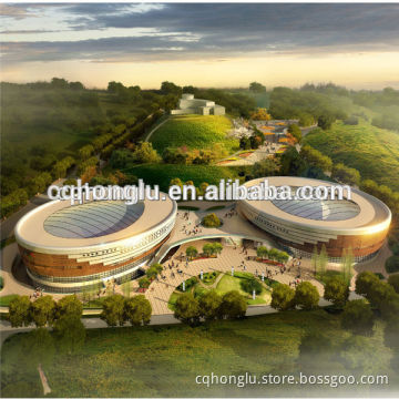 China Honglu Light Steel Structure Stadium Building